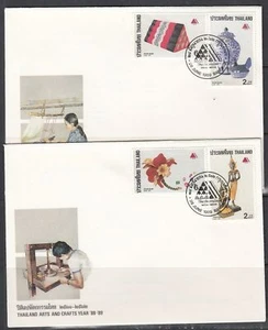 Thailand Scott 1309-12 FDC - Arts & Crafts Year - Bild 1 von 1