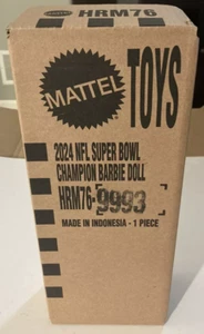 New - In Box - Barbie Signature 2024  NFL Super Bowl Champion Doll KC Chiefs - Picture 1 of 7
