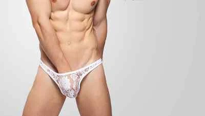 String taille XXL blanc dentelle transparent sheer sexy Ref DAS2 - Bild 1 von 4