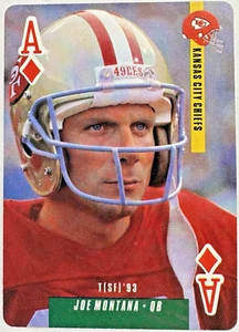 1993 Joe Montana Ditka's Picks Card Bicycle Sports Collection - Bild 1 von 2
