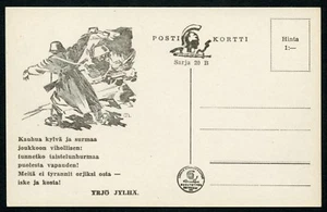 Finnland Propaganda Postkarte 2. Weltkrieg hochwertig!!!! - Bild 1 von 2