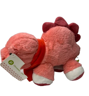 Animal Adventure Dinosaur Plush Orange Red Scarf 2023 Stuffed Animal Publix Tags - Image 1 of 4