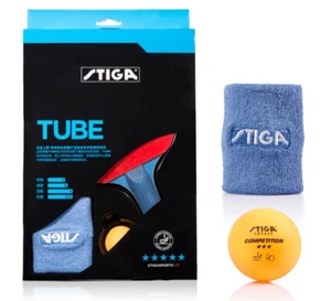 STIGA 5-Star Table Tennis Bat, Long or Short handle, New, USD - Picture 1 of 6