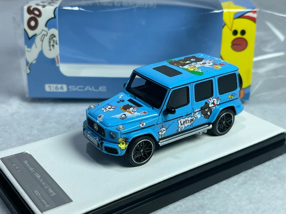 Mercedes-Benz AMG G63 2019 Blue Line 1/64 MotorHelix MH64  Foto 1 de 1