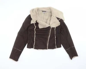 Moda Womens Brown Jacket Size 12 - Picture 1 of 12