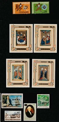 Cook Islands Lot 20 - Specials: (Details below) 2023 Scott Catalog Value $12.35 - Image 1 of 4