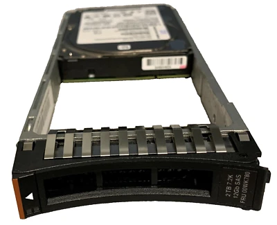 IBM SAS Hard Drive 2TB 7.2k 12Gbs SAS 00WK781 FRU 00WK780  - Image 1 of 4