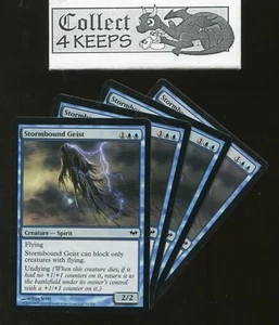 Stormbound Geist x4 (Common Dark Ascension DKA Nrmt) MTG - Picture 1 of 1