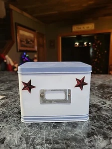 Recipe Box Little Rusty Little Dented Farmhouse Recipe Box - Picture 1 of 6