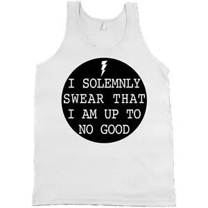 I Solemnly Swear I Am Up To No Good Bella + Canvas Tank Top Shirt Harry Potter - Picture 1 of 2