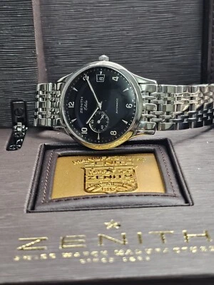Zenith Elite Automático Ref 01/02.1125.680 Reloj Hombre Caja y Folleto  Foto 1 de 4