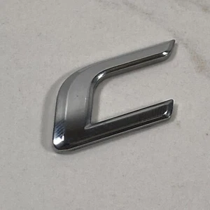 2012-2017 Hyundai Accent Emblem Logo Badge Letter 'C' Rear Tailgate Trunk Chrome - Picture 1 of 9