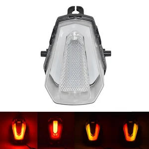 E-Mark Clear LED Integrated Taillight Turn Signal For SUZUKI GSX-R1000 2017-2023 - Picture 1 of 11
