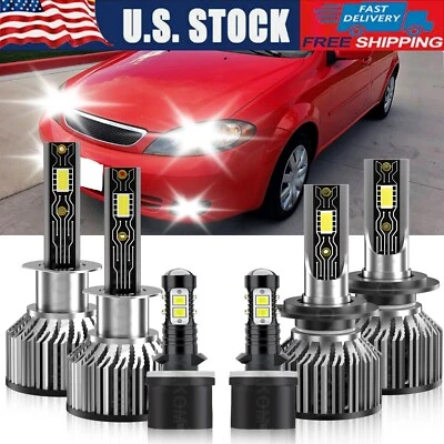 Kit combinado de bombilla de faro LED alta/baja + luz antiniebla blanco brillante para Suzuki Reno 2007 Foto 1 de 4