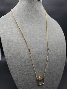 Lange goldfarbene 16" Halskette - Bild 1 von 6