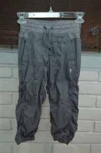 Ivivva Size 8 Girls Gray Pants Scrunched Leg Lightweight Athletic Pants VGUC! - Picture 1 of 9