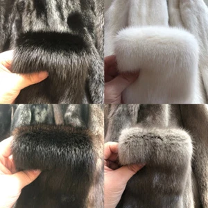 1 PIECE Real Mink Skin Fur Pelt Soft Leather Hides for Craft Garment 50x15cm - Picture 1 of 28