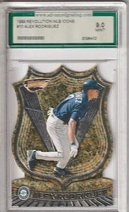 1999 Pacific Alex Rodriguez Revolution MLB Icons Die-Cut #10 Mariners AGS 9 - Picture 1 of 1