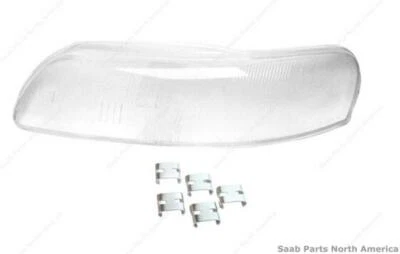 Front Left Headlight Lens (Halogen) For 2003 Volvo V70 2.4L L5 GAS DOHC PN# 8693 - Imagem 1 de 2