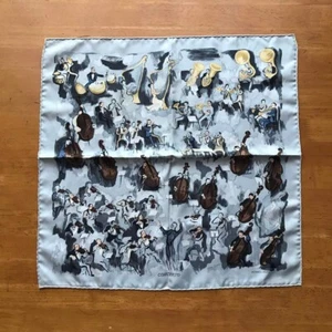HERMES Bufanda Petit Carre 45 CONCIERTO Seda 100% 42×42cm Multicolor SIN CAJA - Imagen 1 de 12