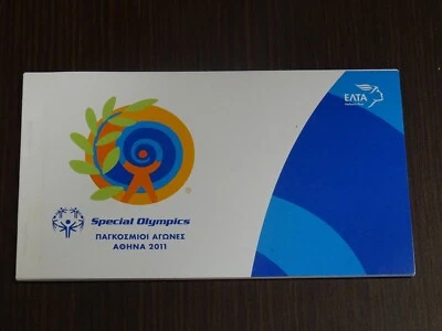 Greece 2011 Special Olympcs Booklet Special Cancel Used - Image 1 of 4
