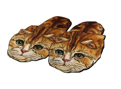 DE COLECCIÓN`96 Daisy Kingdom "Paws in The Flowers" 3692 CATO PANTUFLAS Y Panel de Almohadas Foto 1 de 4