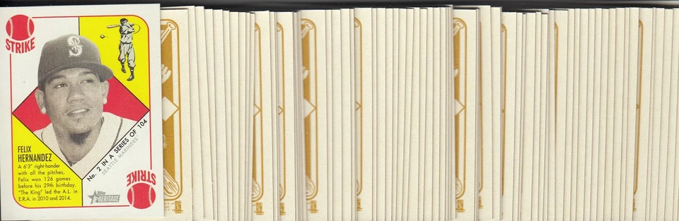 2015 Topps Heritage '51 GOLD BACK MINI Parallel Card You Pick Stars/Rookie - Image 1 of 1