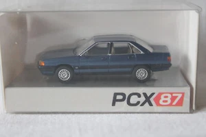 PXC87: 870801 Audi 100 (C3) Sonderfarbe metallic-dunkelblau 1982 - Picture 1 of 5