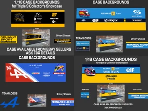 Fondo Personalizado Patrocinador Renault R23 para F1 Hotwheels Estuche 1/18 - SGP - Imagen 1 de 12