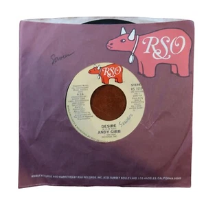 Andy Gibb Vinyl 45 1/min Schallplatte ""Desire"" & ""Waiting For You"" RSO Records RS 1019 W - Bild 1 von 4