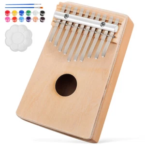 Educational Toy Kalimba Piano With Paint Set Thumb Piano With Paint Set - Picture 1 of 12