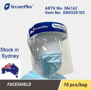 SecurePlus Protection Face Shield Mask Clear Cover10 pcs/bag, $ 3.90/pc - Picture 1 of 1