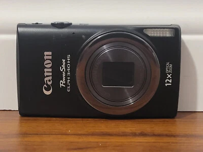 Canon PowerShot ELPH 340 HS/ IXUS 265 12X Zoom Optical Compact Digital Camera - Image 1 of 4