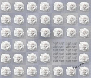  Modern Challah Cover "Shabbat Shalom" Roses Design Monochrome Colors By Danke * - Picture 1 of 1