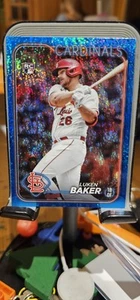 Luken Baker 2024 Topps Series 1 RC #207 Blue Foilboard /999 Cardinals - Picture 1 of 2