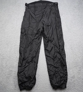 Gore-Tex Pants Mens Medium (32x30) Black Shell Pants Side Zip Motorcycle Ski USA - Picture 1 of 11