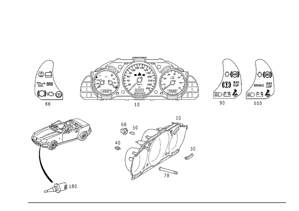 Carcasa original Mercedes-Benz 170-540-01-24 Foto 1 de 1