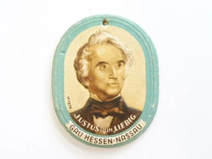 Winterhilfswerk insignia de cartón "Hombres famosos, Justus von Liebig" - Imagen 1 de 2