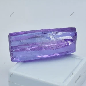 AA++ CERTIFIED Purple Sapphire 120.23 Ct Natural Huge Rough Earth Mined Gemstone - Picture 1 of 8