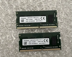 2 * Kingston 8GB 1Rx16 PC4-3200AA-SCO-12 - Picture 1 of 2