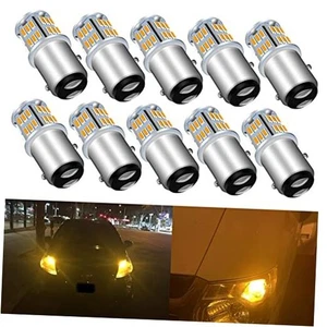Actualizada 1157 2357 Bombilla LED Amarillo Ámbar para Luces Intermitentes de Intermitente, - Imagen 1 de 7