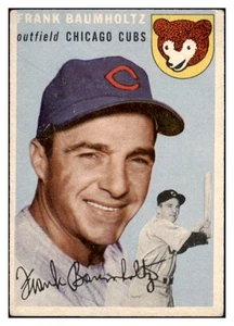1954 TOPPS # 60 FRANK BAUMHOLTZ CUBS VG-EX SET BREAK 530661 (KYCARDS) - Picture 1 of 2
