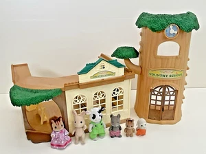 Sylvanian Families Country School Playset Plus Six Figures & Furniture - Picture 1 of 12