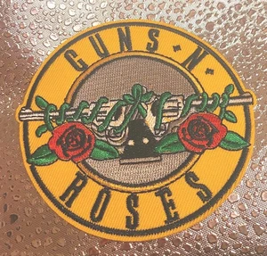 Guns N Roses Aufnäher 80er Classic Rock Band bestickt Bügelbild Patch 3,5" x 3,5" - Bild 1 von 1
