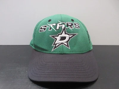 Dallas Stars Hat Cap Fitted Adult Large Green Black NHL Hockey Logo Reebok Mens - Image 1 of 4