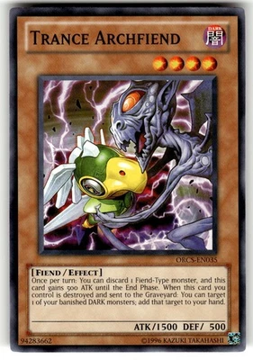 YuGiOh Order of Chaos Card ORCS-EN035 C Trance Archfiend - Image 1 of 4