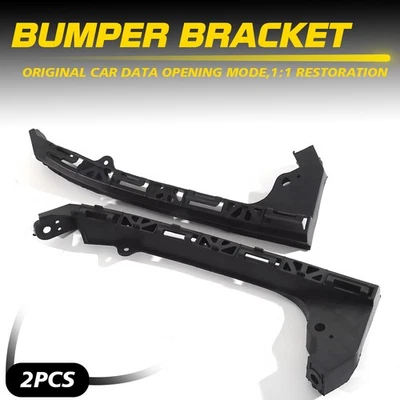 Black For 2009-2014 HONDA FIT Headlight Bumper Bracket Front 2PCS Mount Support - Image 1 of 4