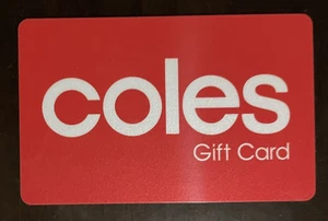 Coles Gift Card $100 Brand New Unused - Picture 1 of 2
