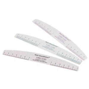 10Pcs Multi Grit Wood Nail Files Thick Wooden Sandpaper 100 150 180 240 Gr KY_J - Picture 1 of 17