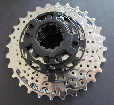 Shimano Acera 7-Speed 11-28T Cassette, Silver - CS-HG41-7 - NEW - Image 1 of 4